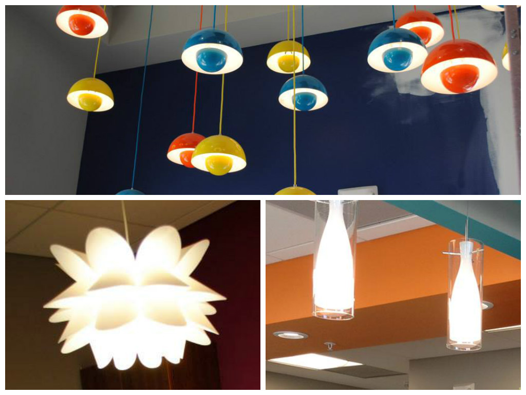 lighting collage - Pediatric Dentist Designs that Kids will Love