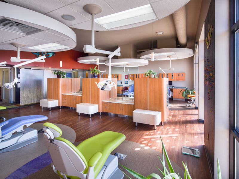primus dental design pediatric dentist office custom furniture design - A Pediatric Dentist that Offers Spa Services to the Parents… Seriously!